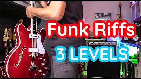 Must Know FUNK Licks - 3 LEVELS
