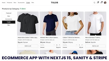 Build an Ecommerce Website with Next.js 15, TailwindCSS, Stripe, & Sanity | Full Tutorial
