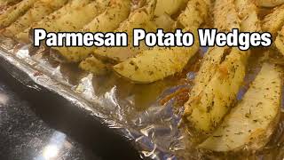 Baked Parmesan Potato Wedges/ Easy Potato Recipe/Twisted Mikes
