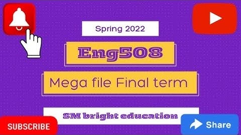 Eng508 ||Finalterm 2022|| important mega solved objective file😍✔️|| 💯%correct solution