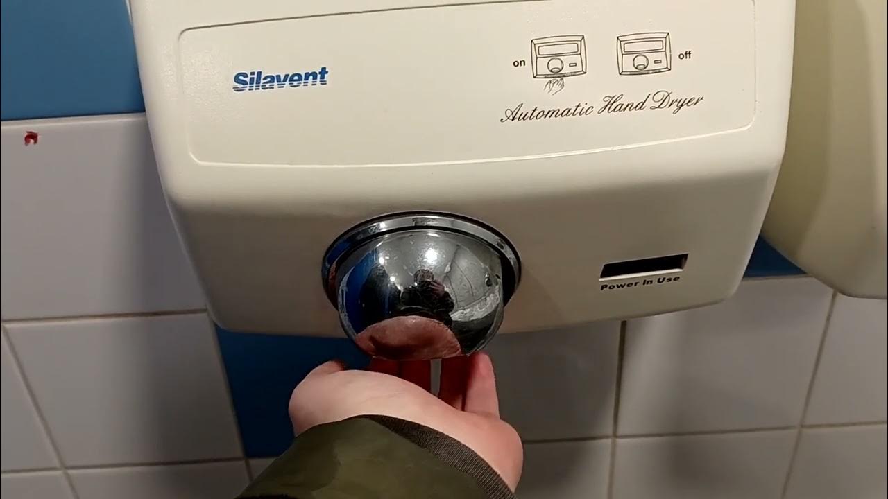 Rare Silavent hand dryers, at my College 🚹, New Forest, Hampshire