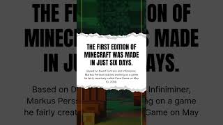 Minecraft's 6-Day Secret! 🤯 #minecraft #shorts #gaming #minecraftfacts #didyouknow