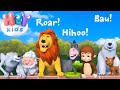 I versi degli animali per bambini  cartoni animati  canzoni per bambini  heykids