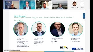 Upscaling Innovation Across the European battery value chain - Innovation Uptake Event Series