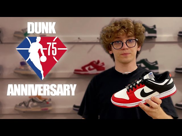 NBA 75th Anniversary ' Nike Dunk Low Retro EMB Knicks unboxing and On feet  Review 