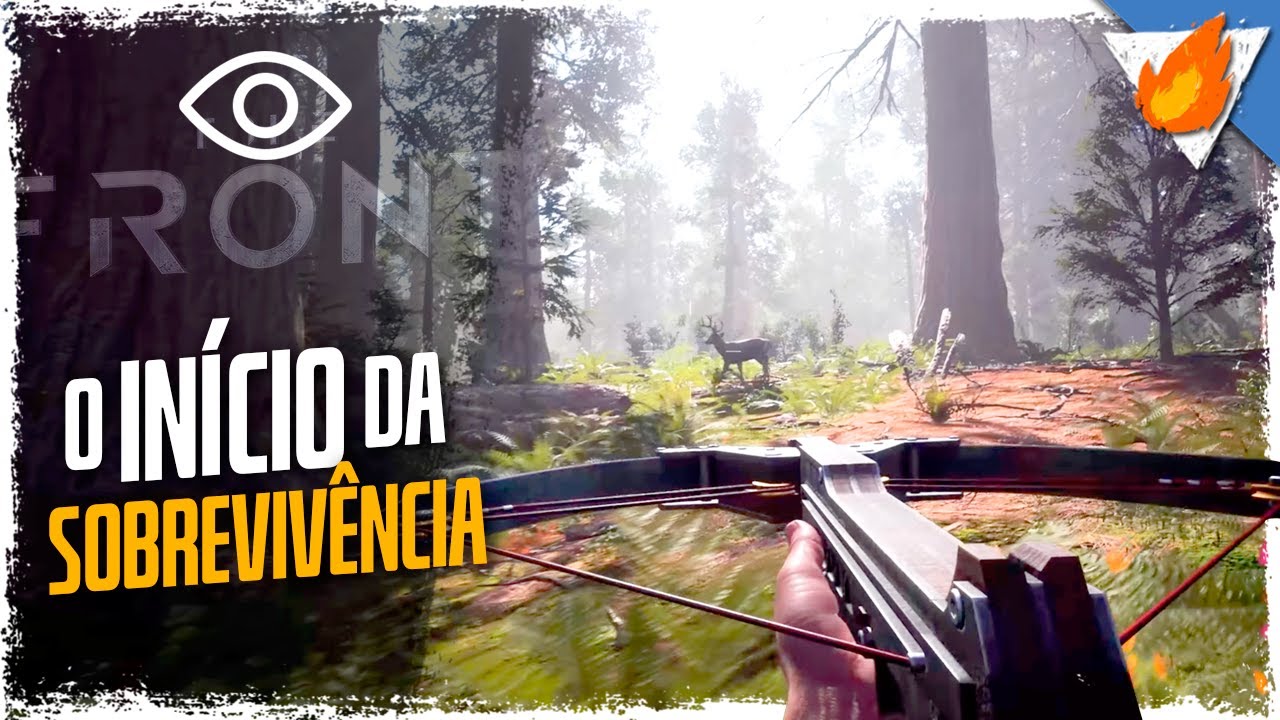 O INÍCIO DA SOBREVIVÊNCIA NO NOVO SURVIVAL THE FRONT GAMEPLAY PT-BR ...