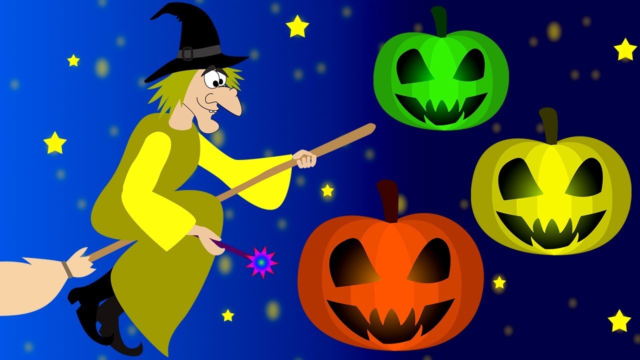 🎃Halloween Song 🎶Colors with Halloween Pumpkins Monsters Colours Videos ...