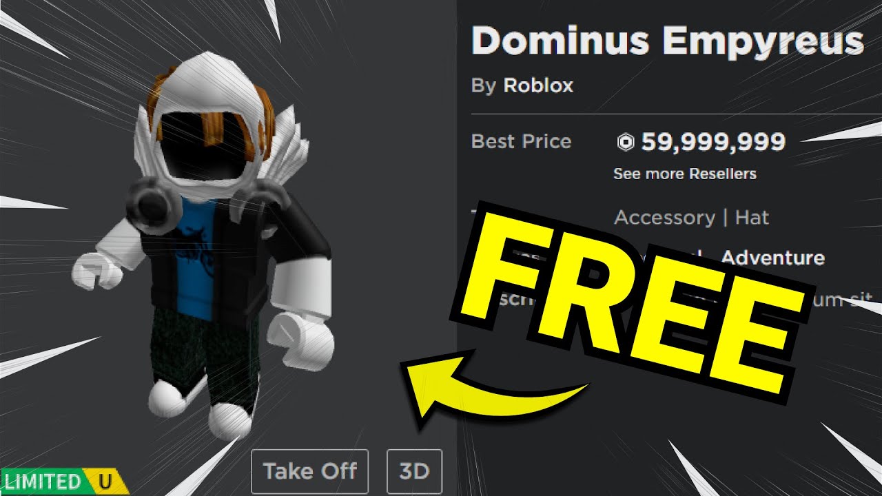 All *New* FREE Dominus Roblox  How to Get FREE Dominus on Roblox