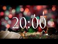20 minute timer with cheerful christmas music