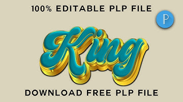 King Text Effect in pixellab | 3d glow text effect in pixellab | text effect pixellab plp file | plp