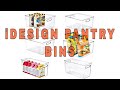 Idesign tall linus pantry bins  set of 6