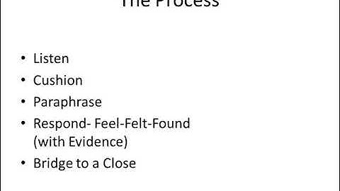 Objection Handling!!