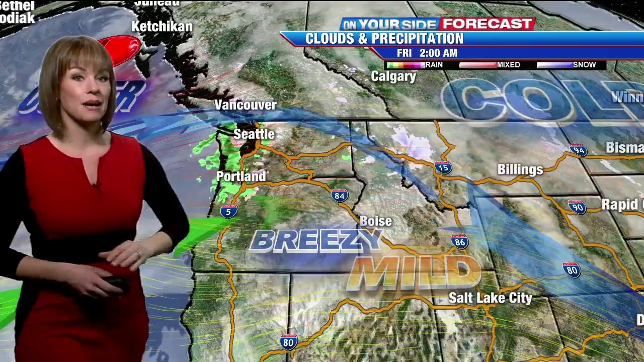 Cloudy but comfy on Friday with showers on the way - YouTube