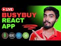 Firebase Auth || BUSYBUY REACT eCommerce Project Live #frontend #react  #mernproject