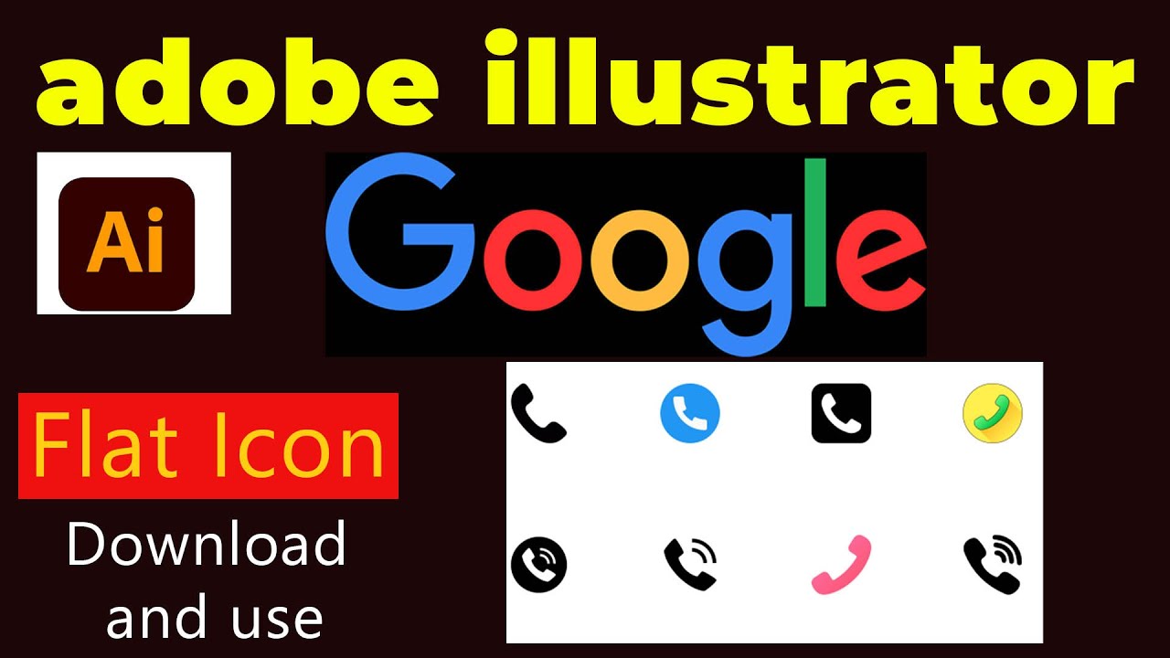 How To use Download Icons Adobe Illustrator। আইকোন ডাউনলোড করে সহজে ব্যাবহার করুন।