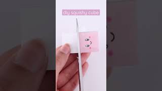 DIY Kirby Squishy Cube Using Nano Tape #shorts