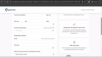 How to Create Your Experian Account Online