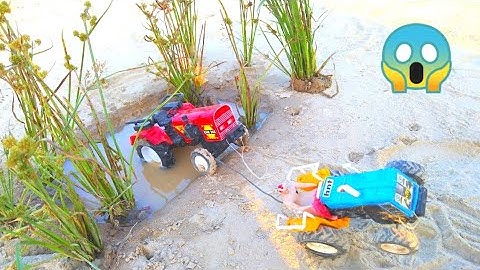 Diy tractor stuck in mud mini science project || Part-8 || Tractor Video || @shubbucreator