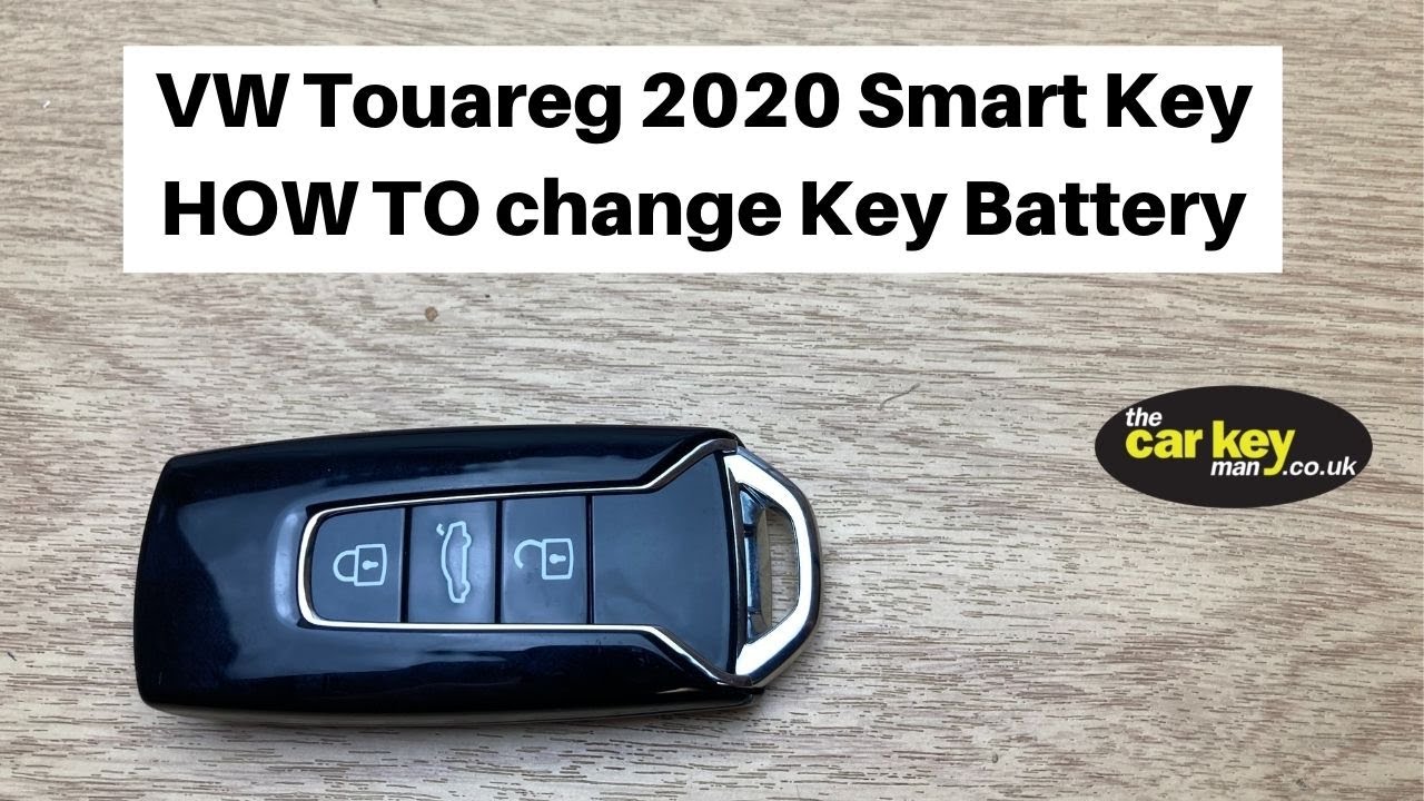 VW Touareg 2020 Smart Key HOW TO change key battery 