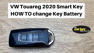 VW Touareg 2020 Smart Key HOW TO change key battery