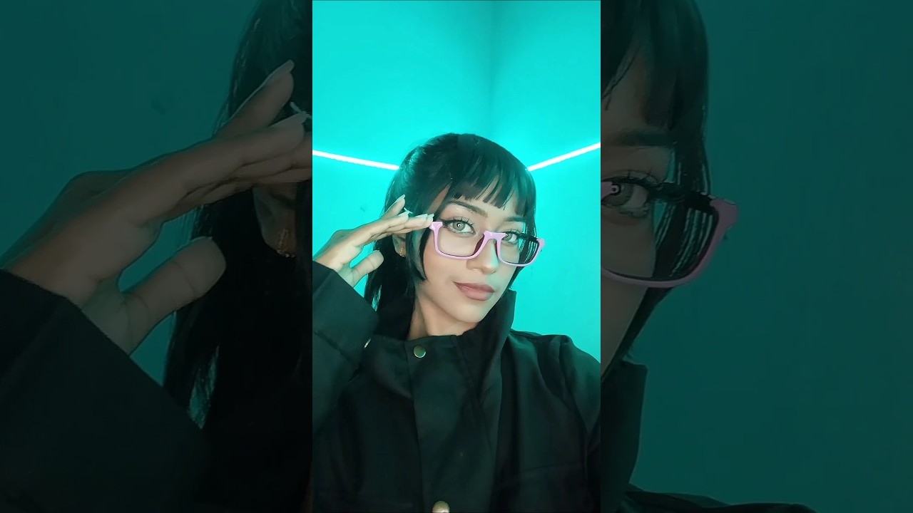 Maki from Jujutsu Kaisen cosplay Makeup 🗡️ #maki #makizenin #jjk