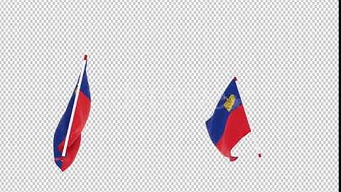 Flag Transition - Liechtenstein | Motion Graphics - Envato elements