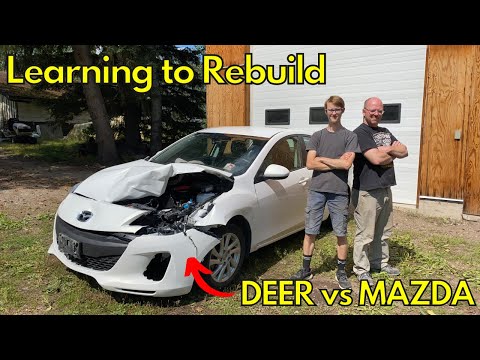 Mechanic Dad Teaches Son How to Rebuild | DEER VS MAZDA | Part 1