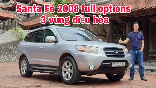 Santa Fe 2008 Máy Dầu Số Tự Động,Full Options.lh.0397021988