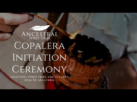 Smudging Practice  - Ancestral Spirit Tribe and La Carpa Roja de Araucaria - Traditions of Copalera