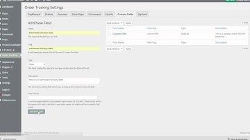 Custom Fields - Status and Order Tracking Plugin - Video 3