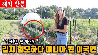 한국 김치 싫어하다 이제는 매니아 되어  아이들에게도 먹이는  미국 주부(해외반응 compilation)