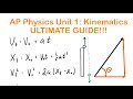 AP Physics Unit 1 Kinematics Ultimate Guide! (Everything You Need to Know for the AP Exam)
