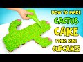 How To Make Cactus Cake From Mini Cupcakes