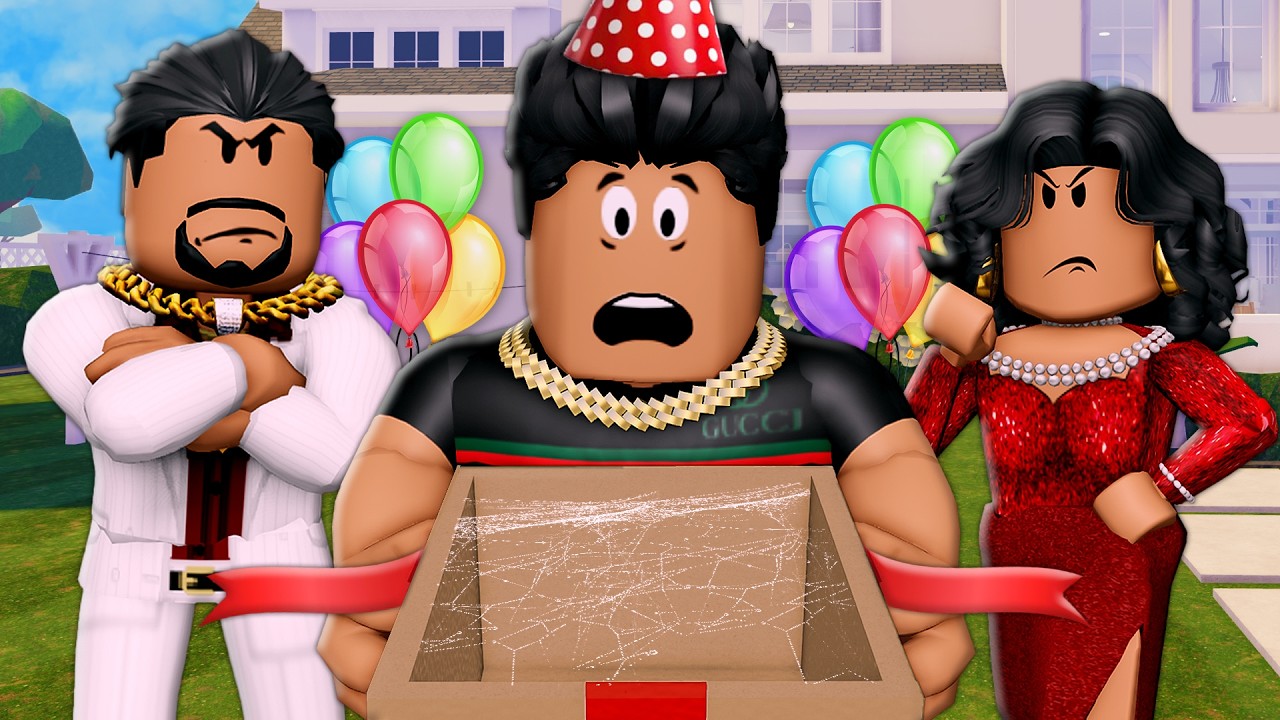 His RICH FAMILY Gave Him NOTHING! (A Roblox Movie)