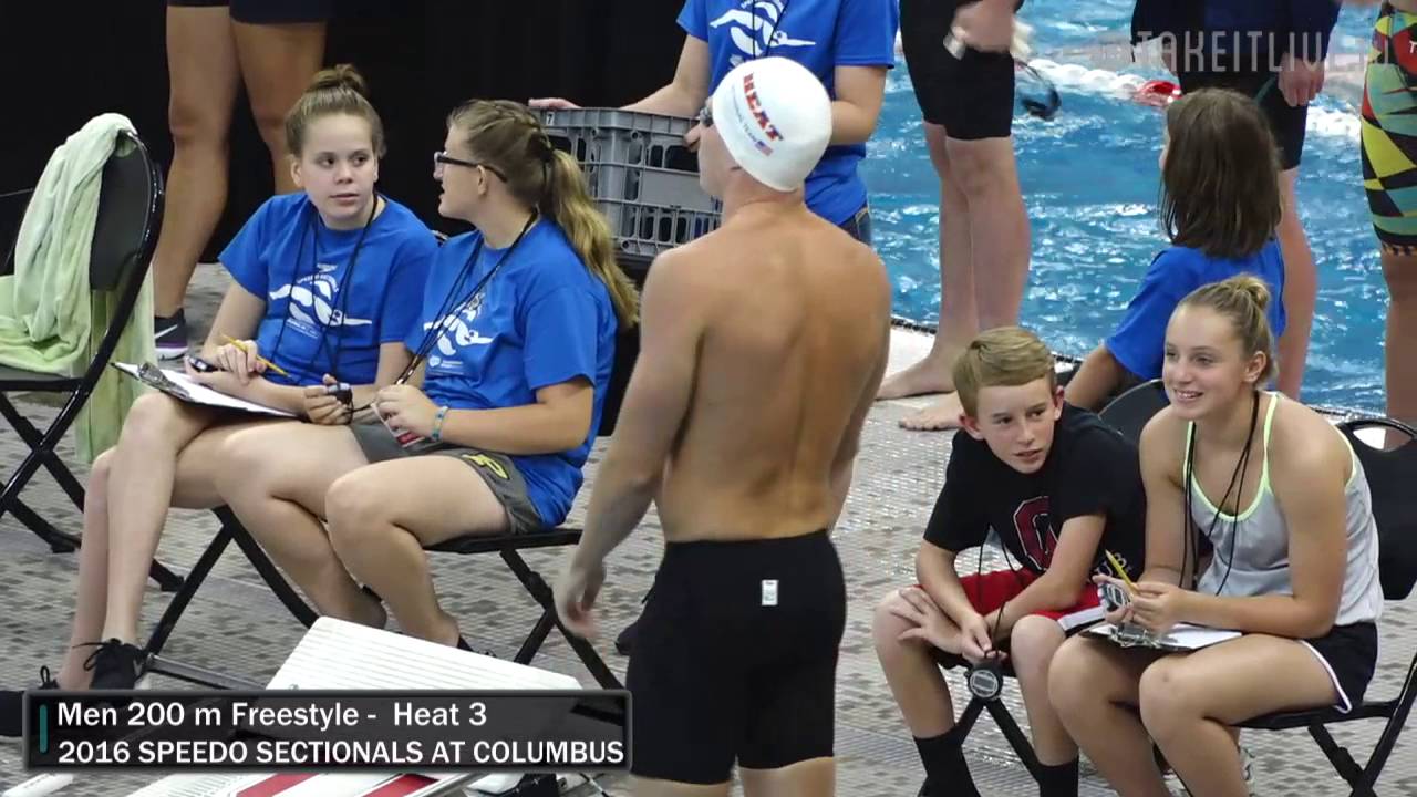 Men's 200 Free A Final 2016 OH Speedo Sectionals at Columbus OhioSwims speedosectionals