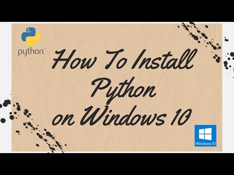 How to install latest version of python on windows 10