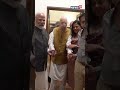 Pm modi along with his cabinet colleagues visited bjp stalwart lk advanis residence  n18s