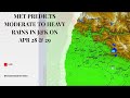 Met predicts moderate to heavy rains in jk on apr 28  29