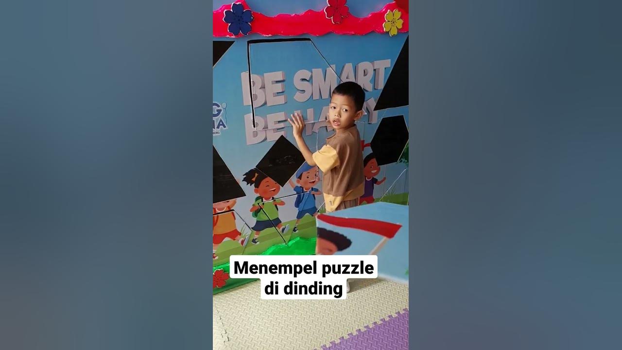 Menempel puzzle di dinding - YouTube