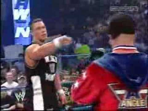 WWE Smackdown!: John Cena and Kurt Angle in a Batt...