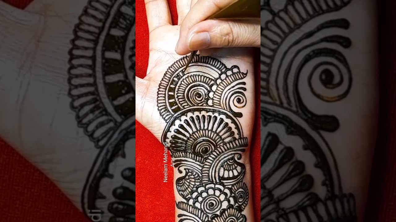 Simple mehndi design | Easy mehndi | Neelam Mehandi Arts 