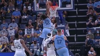 Ja Morant continues to be the king of almost dunks 😀 Jazz vs Grizzlies Game 3