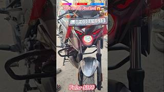 pulsar n160 eye sticker modification and Ring light installation #shorts #shortvideo #stickerplaza