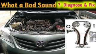 Diagnosis and Fix How do you know if your timing   chain tensioner || Toyota Altas 1zz engine 1.6cc