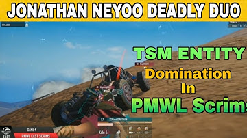 TSM ENTITY DOMINATION IN PMWL SCRIMS | Jonathan and Neyoo on Fire 🔥🔥 | PMWL