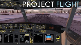 Project Flight 737 cockpit - co pilot POV - full flight - Southampton to Kittila