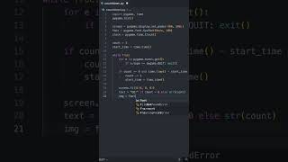 Countdown Timer in Pygame 3-2-1-0-GO