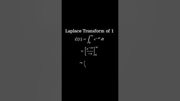 Laplace Transform of 1 | Engineering Mathematics #laplacetransform #maths #mathematics #engineering
