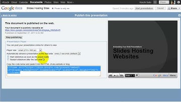 Google Docs: How to Embed Your PowerPoint on Your Web Page Using Google Docs