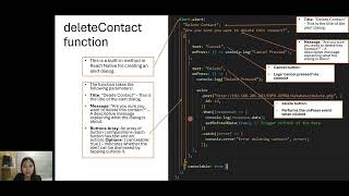 MAD 121 | Deleting data from react native apP and mySQL DB